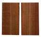 Preview: Kopfplatte Karib. Palisander / Granadillo 2-tlg. bookmatched